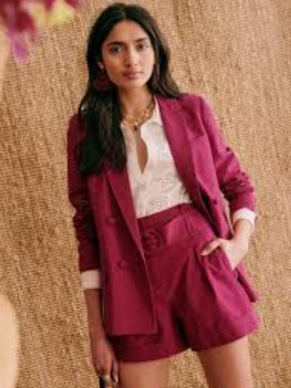 Plum-colored Rome Shorts - Picture 2 of 5